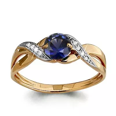 Кольцо, артикул LV962290Ак, золото