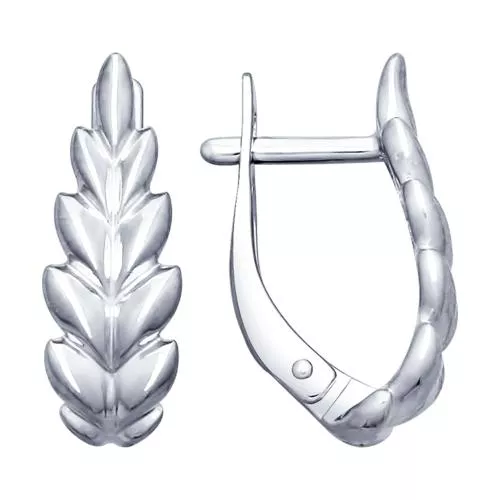 Серьги из серебра