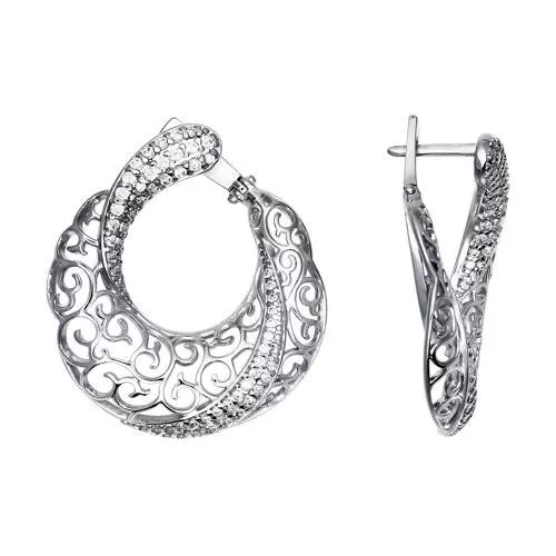 Ажурные серьги в восточном стиле