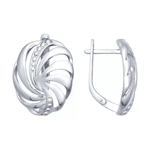 Серьги из серебра