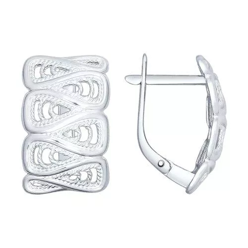 Серьги из серебра