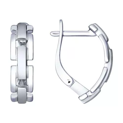 Серебряные серьги