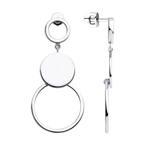 Серьги из серебра