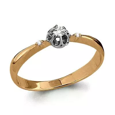 Кольцо, артикул LV962215к, золото