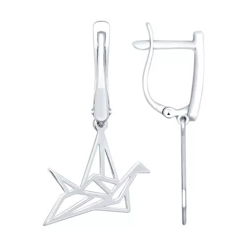 Серьги из серебра