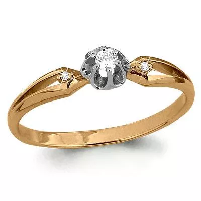 Кольцо, артикул LV962203к, золото