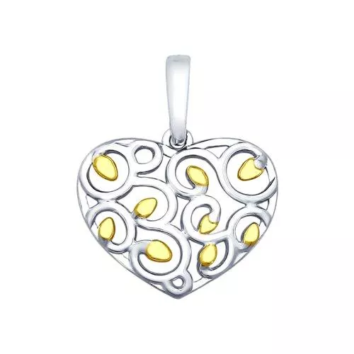 Подвеска в форме сердца