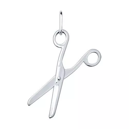 Подвеска из серебра «Ножницы»