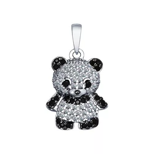 Подвеска «Панда» из серебра