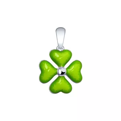 Подвеска «Четырёхлистный клевер»