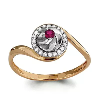 Кольцо, артикул LV962175Ак, золото