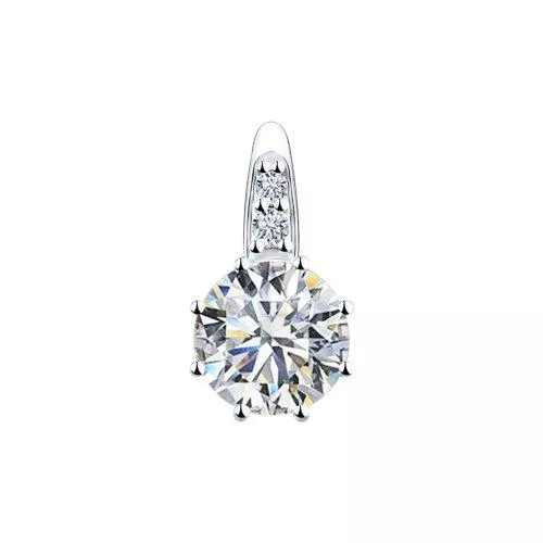 Подвеска из серебра со Swarovski Zirconia