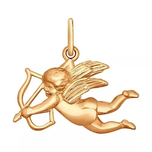 Позолоченная подвеска «Купидон»