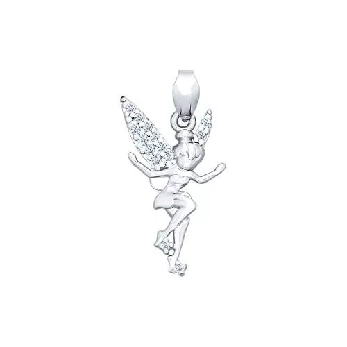 Серебряная подвеска  «Фея»