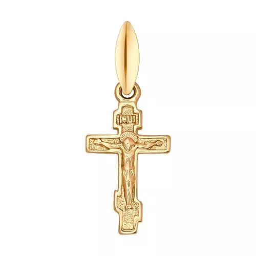 Крест из золочёного серебра