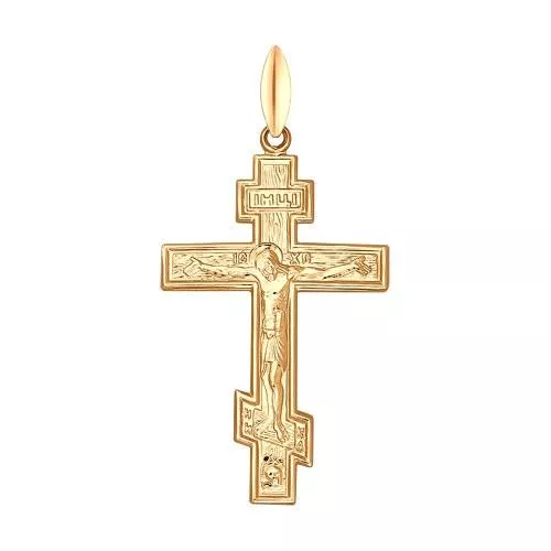 Крест из золочёного серебра