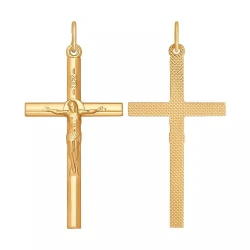 Католический нательный крестик