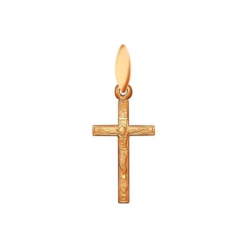 Крест из золочёного серебра
