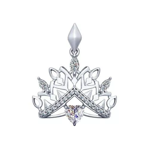 Подвеска «Снежинка» из серебра