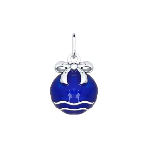 Подвеска из серебра с эмалью