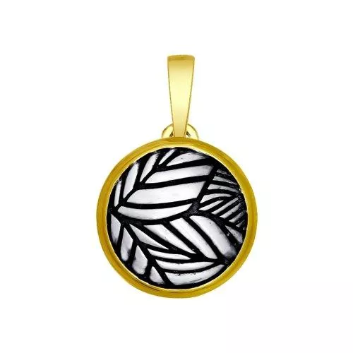 Подвеска из золочёного серебра