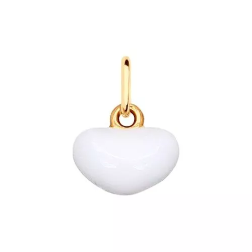 Подвеска из золочёного серебра с эмалью