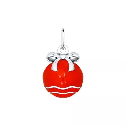 Подвеска из серебра с эмалью