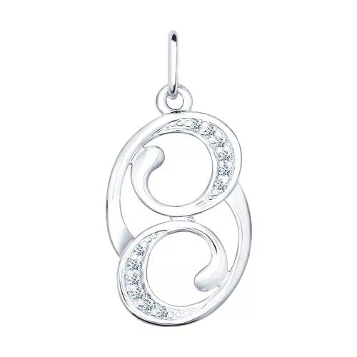 Серебряная подвеска «Знак зодиака Рак»