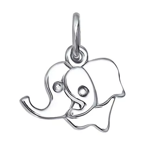 Подвеска «Слоники» из серебра