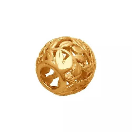 Шарм из золочёного серебра