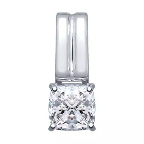 Подвеска из серебра со Swarovski Zirconia