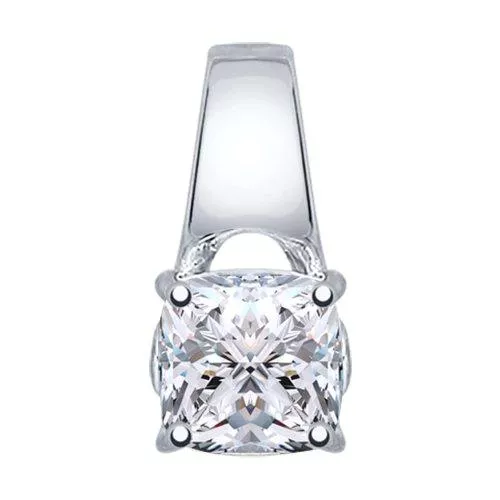 Подвеска из серебра со Swarovski Zirconia