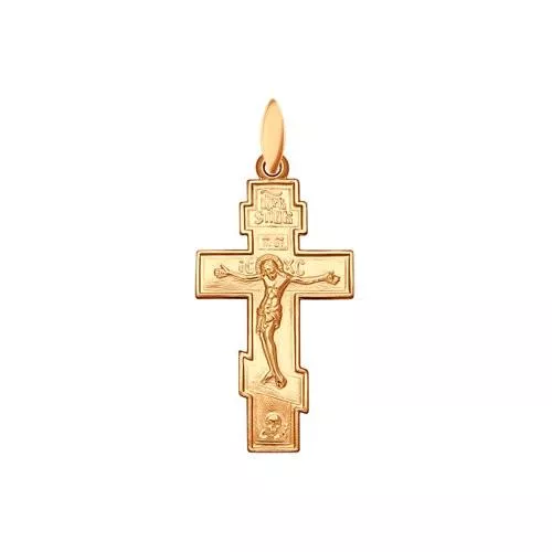Крест из золочёного серебра