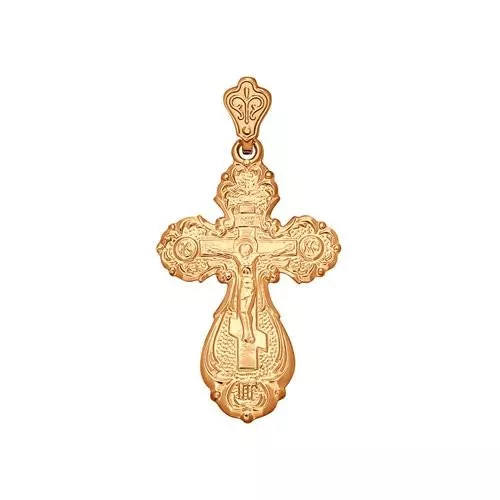 Крест из золочёного серебра