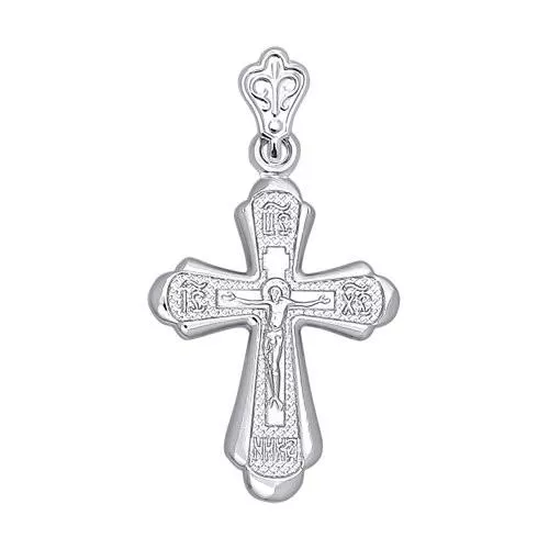 Крест нательный из серебра