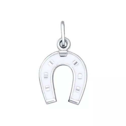 Подвеска «Подкова» из серебра