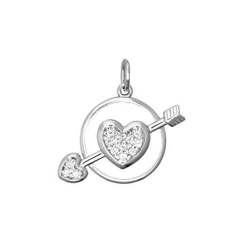 Подвеска из серебра «Стрела амура»