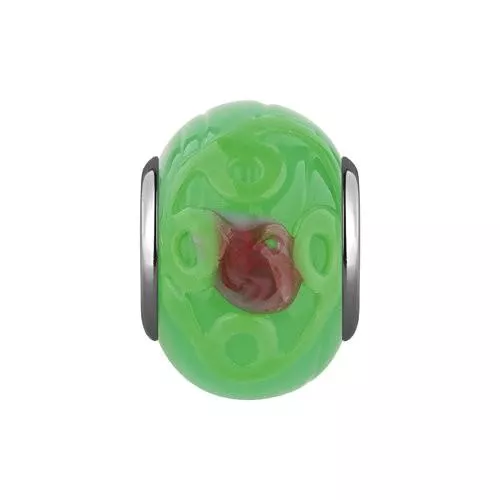 Подвеска-шарм из серебра с муранским стеклом