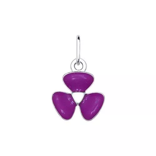 Подвеска из серебра с эмалью