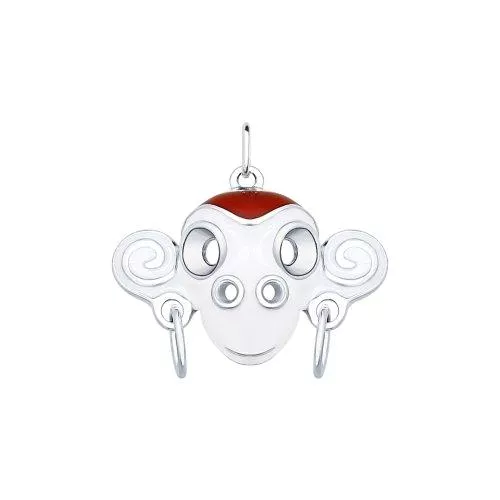 Подвеска из серебра с эмалью