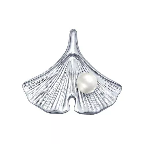 Подвеска из серебра с жемчугом