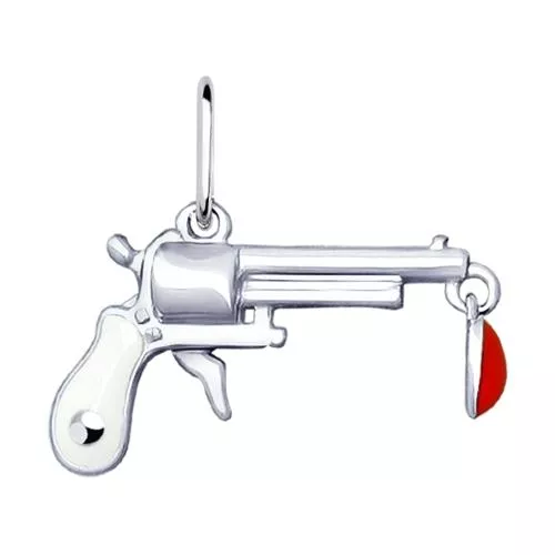 Подвеска из серебра с эмалью