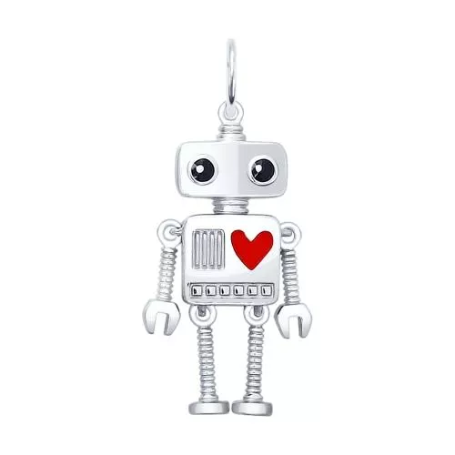 Подвеска из серебра с эмалью