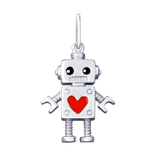 Подвеска из серебра с эмалью