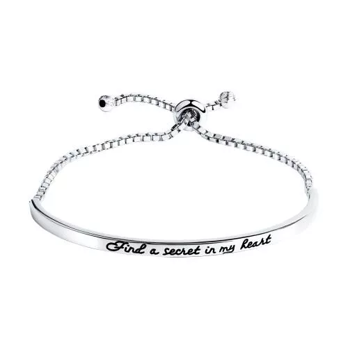 Браслет из серебра с эмалью