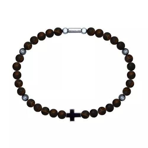 Браслет с обсидианом