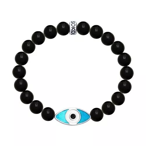 Браслет «Глаз» с обсидианом