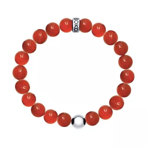 Браслет с агатами