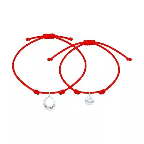 Парный браслет с серебром и фианитами