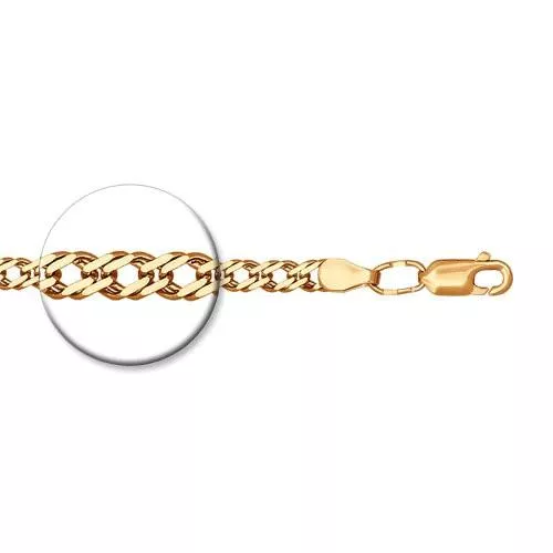 Браслет из золочёного серебра